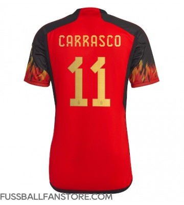 Belgien Yannick Carrasco #11 Replik Heimtrikot WM 2022 Kurzarm